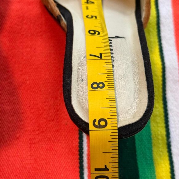 VTG LUICHINY CHEETAH PRINT HEELED PUMPS ~ OPEN TOE, 3" HEEL, MADE IN BRAZIL - Picture 4 of 8